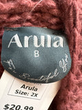 New Arula Mauve Sweater, 2X
