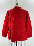 New Charter Club Red Quilted Jacket, 2X