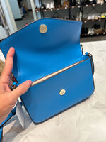 Kate Spade Blue Crossbody Bag, 8.5"X6"