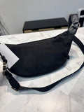 Kate Spade Black Nylon Crossbody Bag, 10"x5"