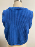Olive Blue Sweater, M