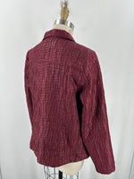 Christopher & Banks Burgundy Jacket, L