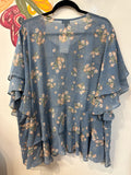 Torrid Blue Top, 5X