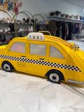 Taxi Cab Yellow Crossbody Bag, 12"x4"