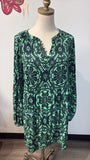 Loft Blue/Green Dress, M