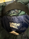 Lands End Green/Blue Vest, S