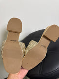 DV Dolce Vita Tan/Gold Sandals, 6.5