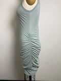Pink Lily Green Dress, S