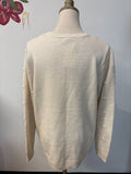 Apt. 9 Cream Sweater, L