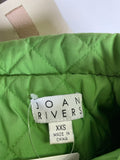Joan Rivers Green Quilted Jacket, XXS
