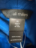 Ali Miles Blue Tunic Top, XL