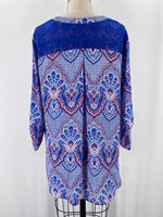 Zac & Rachel Blue Top, XL