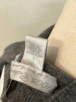 100% Cashmere Gray Sweater, S