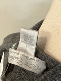 100% Cashmere Gray Sweater, S