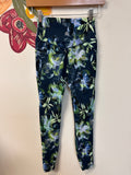 Gottex Blue 24" Inseam Leggings, XS
