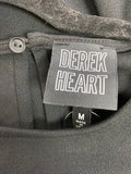 Derek Heart Black Sequin Dress, M