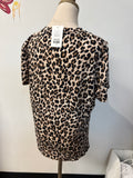 Veronica Beard Animal Print Tee, XL