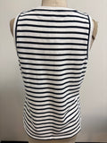 New Talbots Stripe Top, M