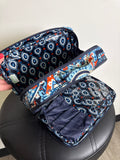 New Vera Bradley Marrakesh Makeup Bag, 8.5"x5"