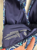 New Sol Borne Blue One Piece Swimsuit, M