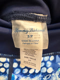 New Tommy Bahama Blue Patchwork 23" Inseam Leggings, S