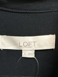 Loft Black 30" Inseam Jumpsuit, 6