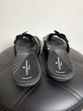 Clarks Black Cloudsteppers Sandals, 8.5