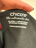 New Chico's Black Ultimate Tee, S