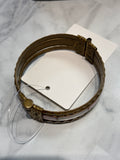 Vintage Mother of Pearl Inlay Hinge Bracelet