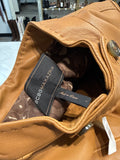 BCBGMaxAzria Brown Genuine Leather Jacket, L