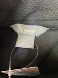 Natural Reflections Black Fleece Jacket, XL