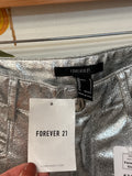 New Forever 21 Metallic Silver Jeans, S