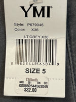 New YMI Gray Mid Rise Skinny Jeans, 5