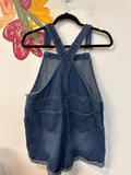 Merokeety Denim Short Overalls, L