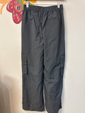 New Wilo Parachute Fly Cargo Gunmetal Pants, XS