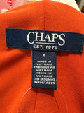 Chaps Orange Dress, 6