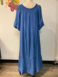 Robert Louis Blue Dress, XL
