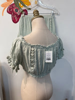 Saints & Secrets 2pc Green Skirt + Top, M