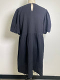 Grace + Karma Black Gauze Dress, 1X