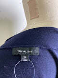 Verve Ami Blue Cardigan, XL