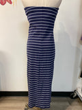 A New Day Blue Strapless Dress, M