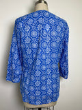 Talbots Blue Top, M