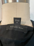 Ann Taylor Black Linen Vest, 18