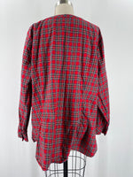Talbots Red Tartan Top, 3X