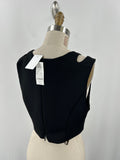 New bebe Black Cropped Top, L