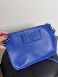 Tory Burch Blue Crossbody Bag, 10"x7"