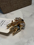 Gold Elephant  Brooch, 1.5"