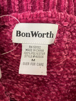 BonWorth Chenille Cardigan, M