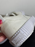 Levi's White/Ivory Canvas Shoes, 8.5