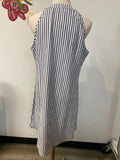 New Cupshe Blue Stripe Dress, L